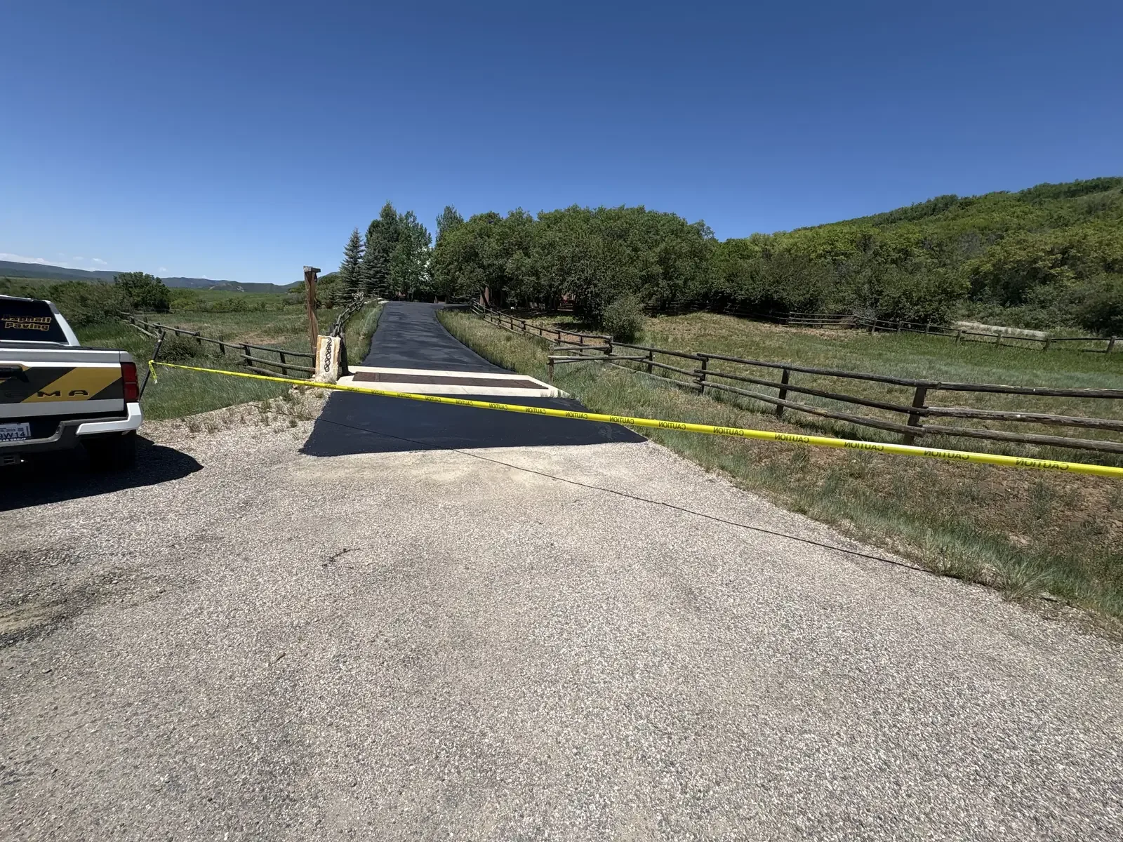 Asphalt paving in Monument, Colorado